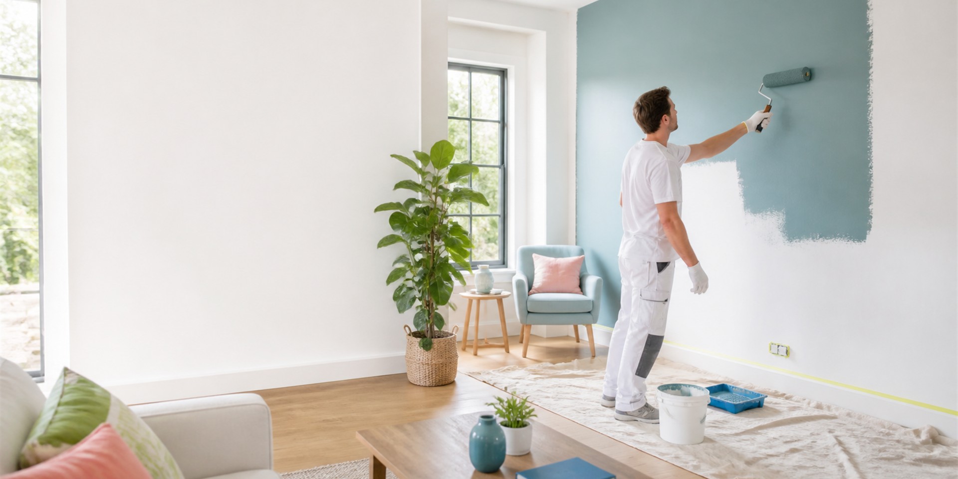 Illustrative interior painting